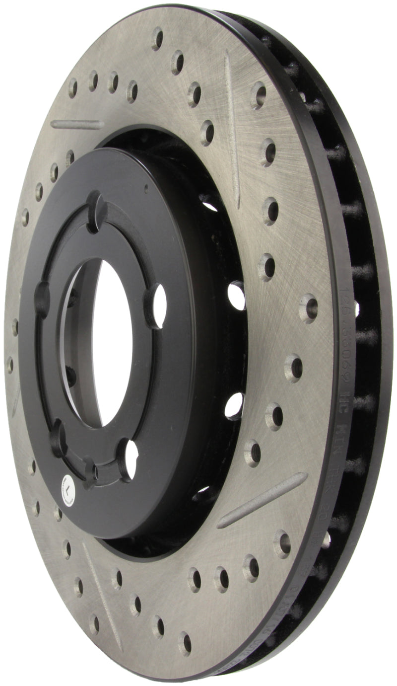 StopTech Slotted & Drilled Sport Brake Rotor-Brake Rotors - Slot & Drilled-Grocery Getter Performance