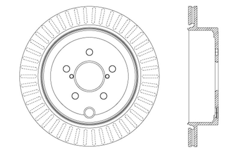 StopTech Slotted & Drilled Sport Brake Rotor-Brake Rotors - Slot & Drilled-Grocery Getter Performance