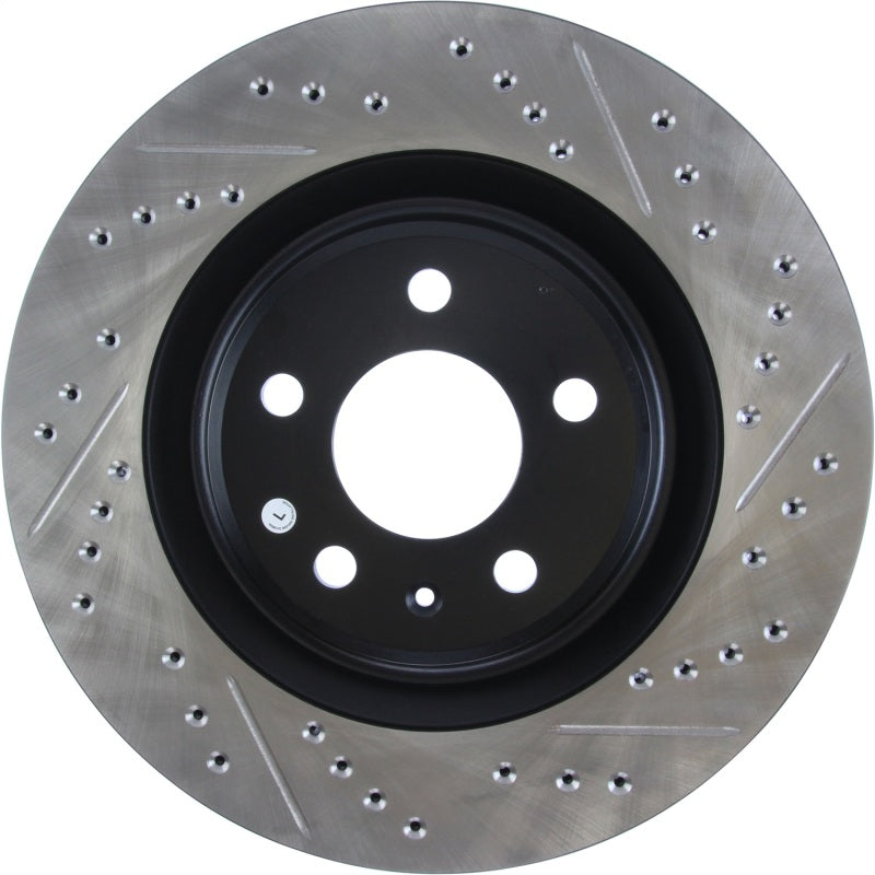 StopTech Slotted & Drilled Sport Brake Rotor-Brake Rotors - Slot & Drilled-Grocery Getter Performance