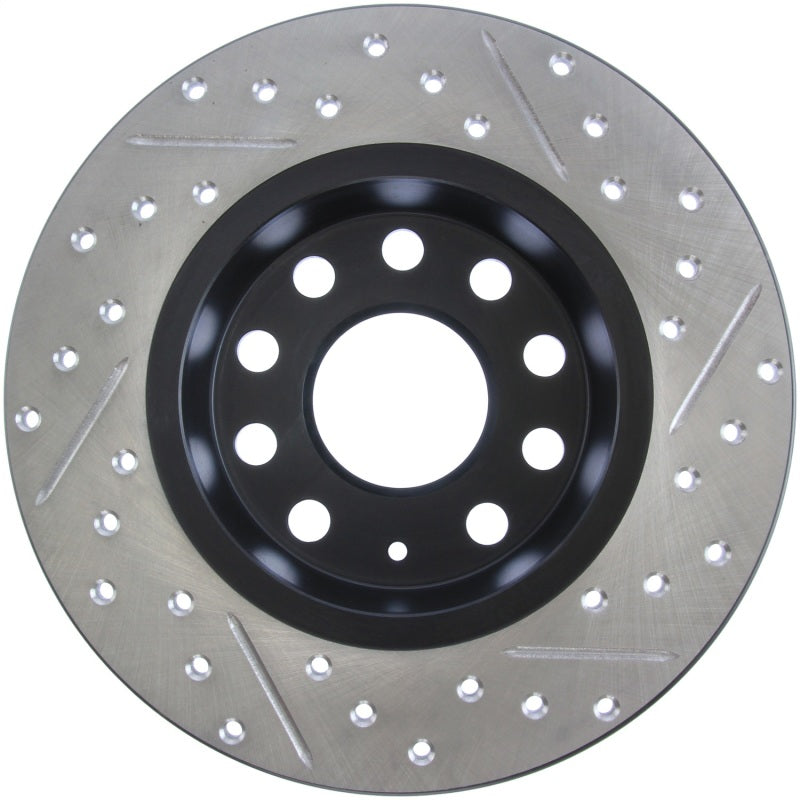 StopTech Slotted & Drilled Sport Brake Rotor-Brake Rotors - Slot & Drilled-Grocery Getter Performance