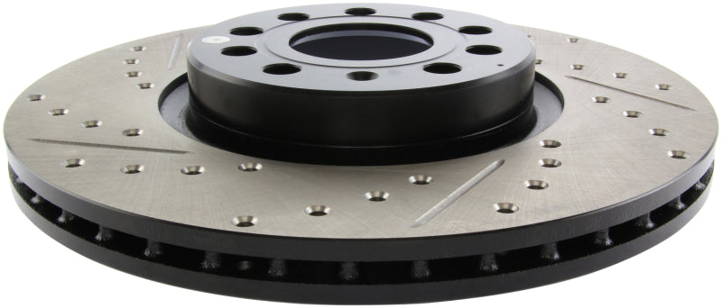 StopTech Slotted & Drilled Sport Brake Rotor-Brake Rotors - Slot & Drilled-Grocery Getter Performance