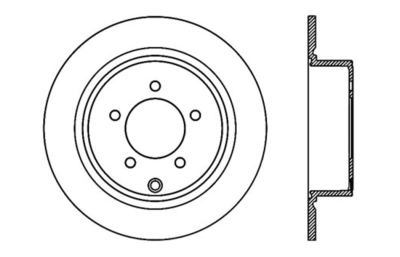 StopTech Slotted & Drilled Sport Brake Rotor-Brake Rotors - Slot & Drilled-Grocery Getter Performance