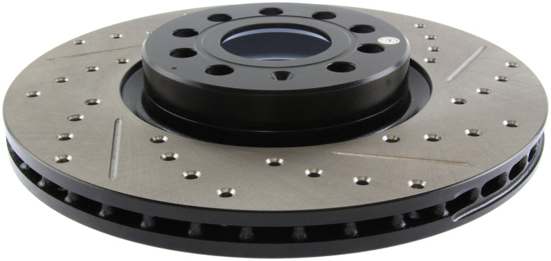StopTech Slotted & Drilled Sport Brake Rotor-Brake Rotors - Slot & Drilled-Grocery Getter Performance