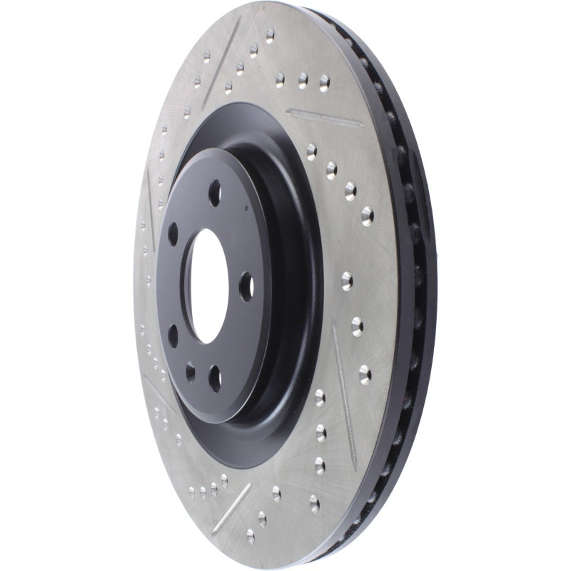 StopTech Slotted & Drilled Sport Brake Rotor-Brake Rotors - Slot & Drilled-Grocery Getter Performance