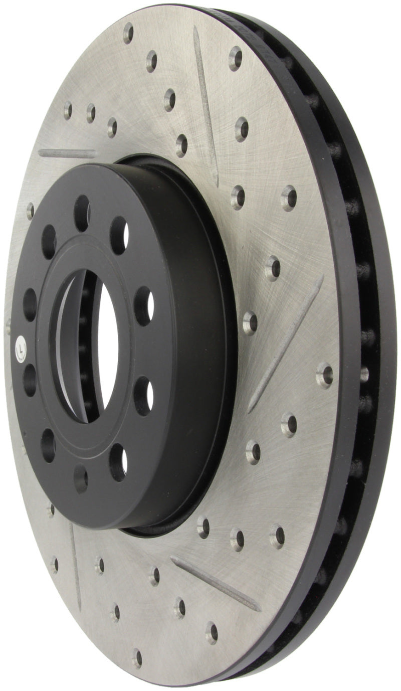 StopTech Slotted & Drilled Sport Brake Rotor-Brake Rotors - Slot & Drilled-Grocery Getter Performance