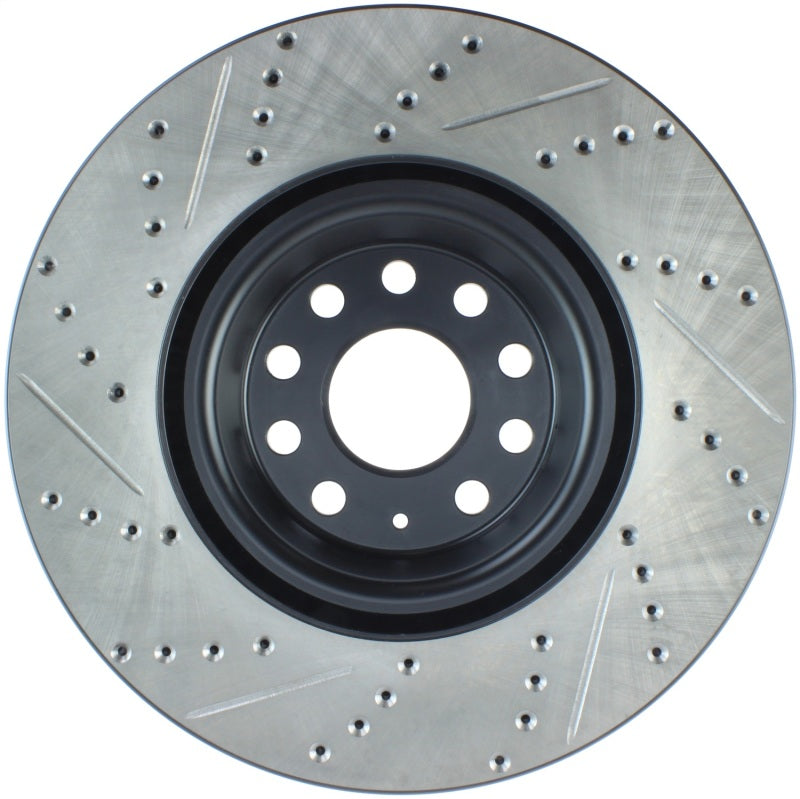 StopTech Slotted & Drilled Sport Brake Rotor-Brake Rotors - Slot & Drilled-Grocery Getter Performance