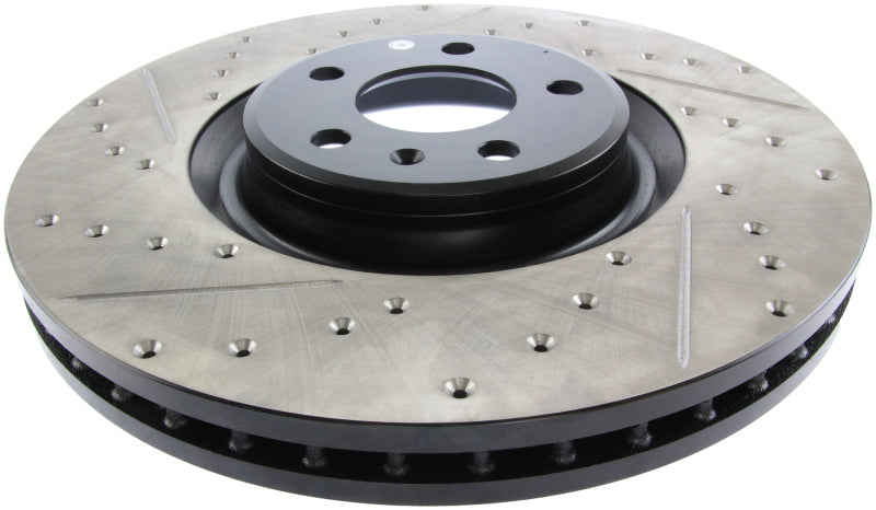 StopTech Slotted & Drilled Sport Brake Rotor-Brake Rotors - Slot & Drilled-Grocery Getter Performance