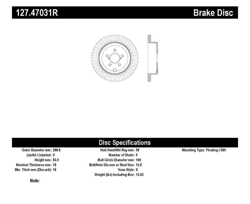 StopTech Slotted & Drilled Sport Brake Rotor-Brake Rotors - Slot & Drilled-Grocery Getter Performance
