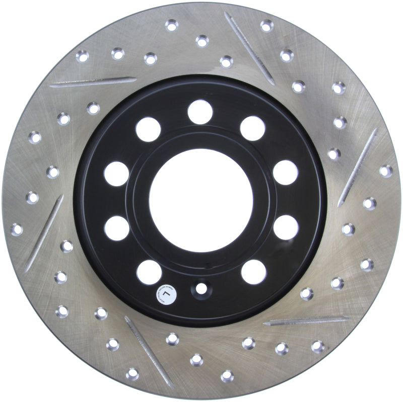 StopTech Slotted & Drilled Sport Brake Rotor-Brake Rotors - Slot & Drilled-Grocery Getter Performance