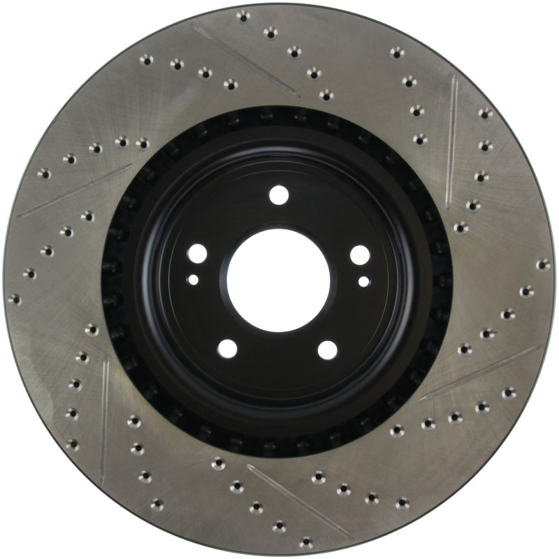 StopTech Slotted & Drilled Sport Brake Rotor-Brake Rotors - Slot & Drilled-Grocery Getter Performance