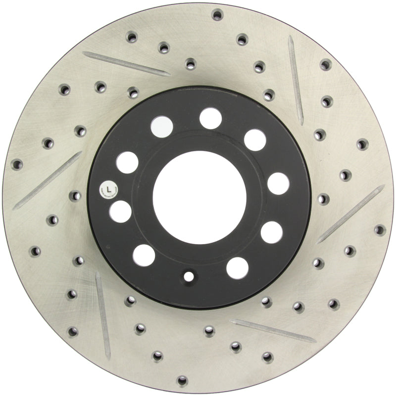 StopTech Slotted & Drilled Sport Brake Rotor-Brake Rotors - Slot & Drilled-Grocery Getter Performance