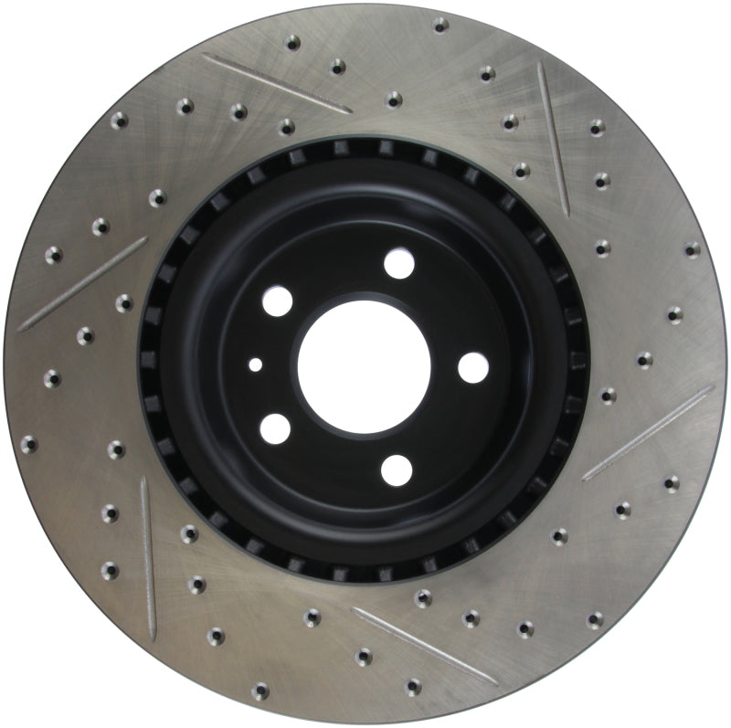 StopTech Slotted & Drilled Sport Brake Rotor-Brake Rotors - Slot & Drilled-Grocery Getter Performance
