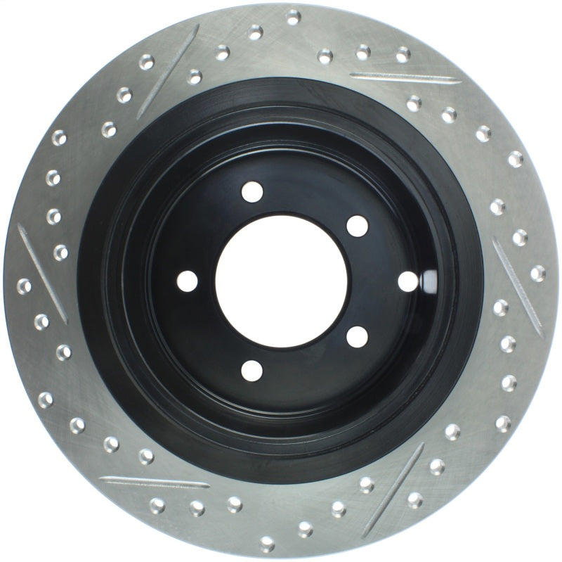 StopTech Slotted & Drilled Sport Brake Rotor-Brake Rotors - Slot & Drilled-Grocery Getter Performance