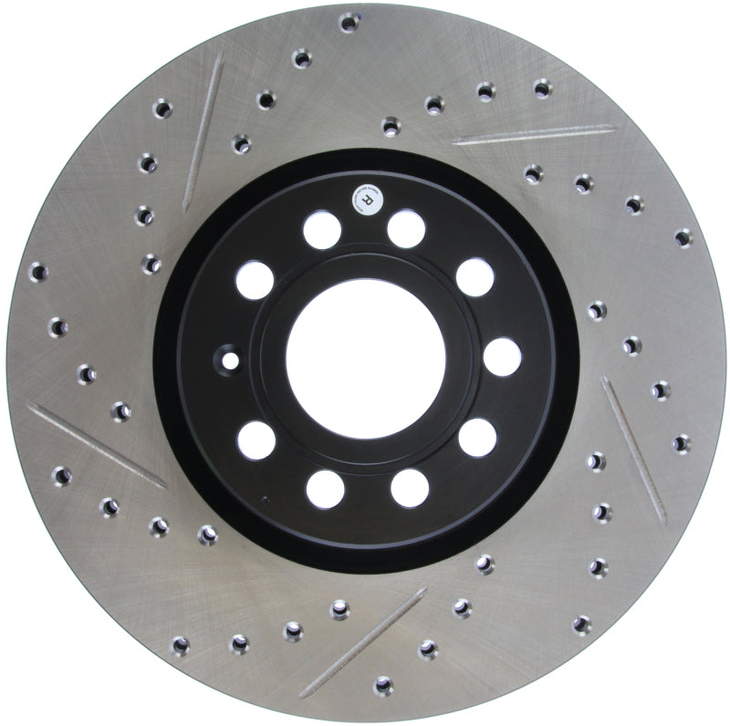 StopTech Slotted & Drilled Sport Brake Rotor-Brake Rotors - Slot & Drilled-Grocery Getter Performance