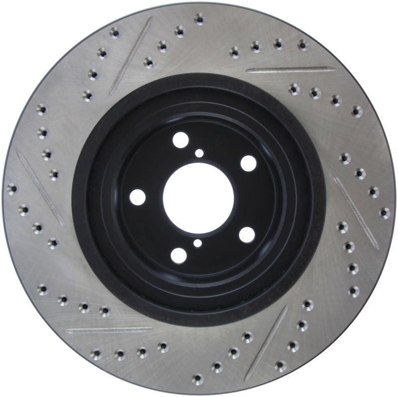 StopTech Slotted & Drilled Sport Brake Rotor-Brake Rotors - Slot & Drilled-Grocery Getter Performance