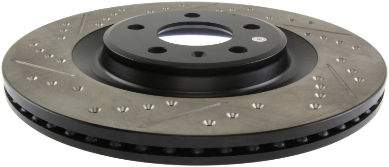 StopTech Slotted & Drilled Sport Brake Rotor-Brake Rotors - Slot & Drilled-Grocery Getter Performance