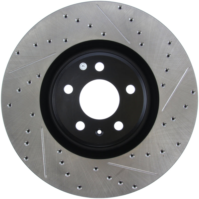 StopTech Slotted & Drilled Sport Brake Rotor-Brake Rotors - Slot & Drilled-Grocery Getter Performance