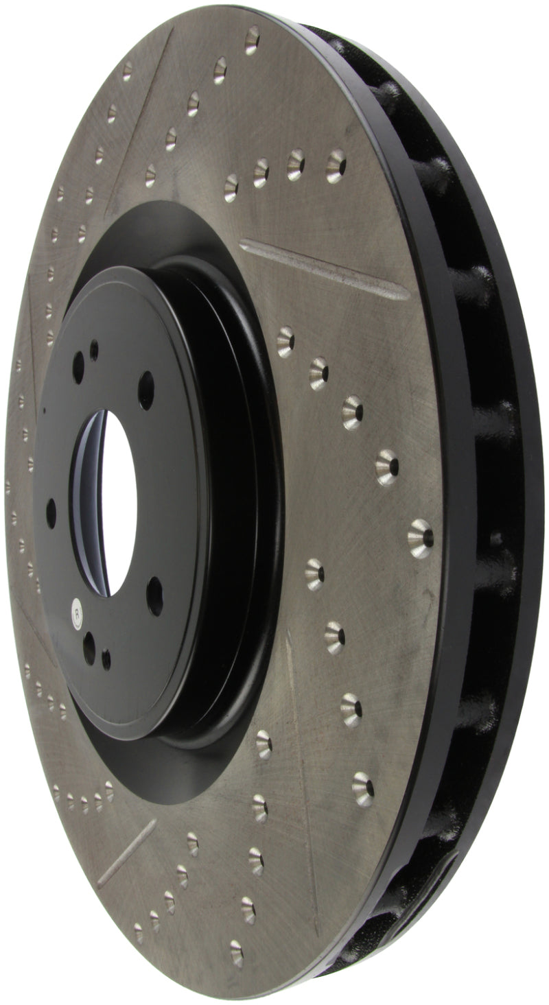 StopTech Slotted & Drilled Sport Brake Rotor-Brake Rotors - Slot & Drilled-Grocery Getter Performance