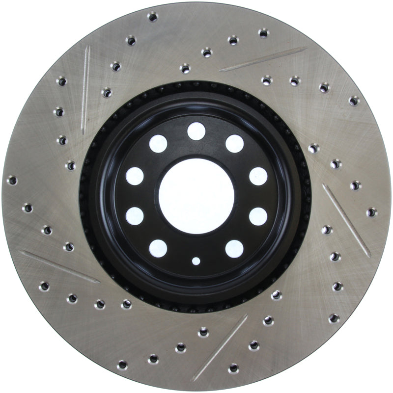 StopTech Slotted & Drilled Sport Brake Rotor-Brake Rotors - Slot & Drilled-Grocery Getter Performance