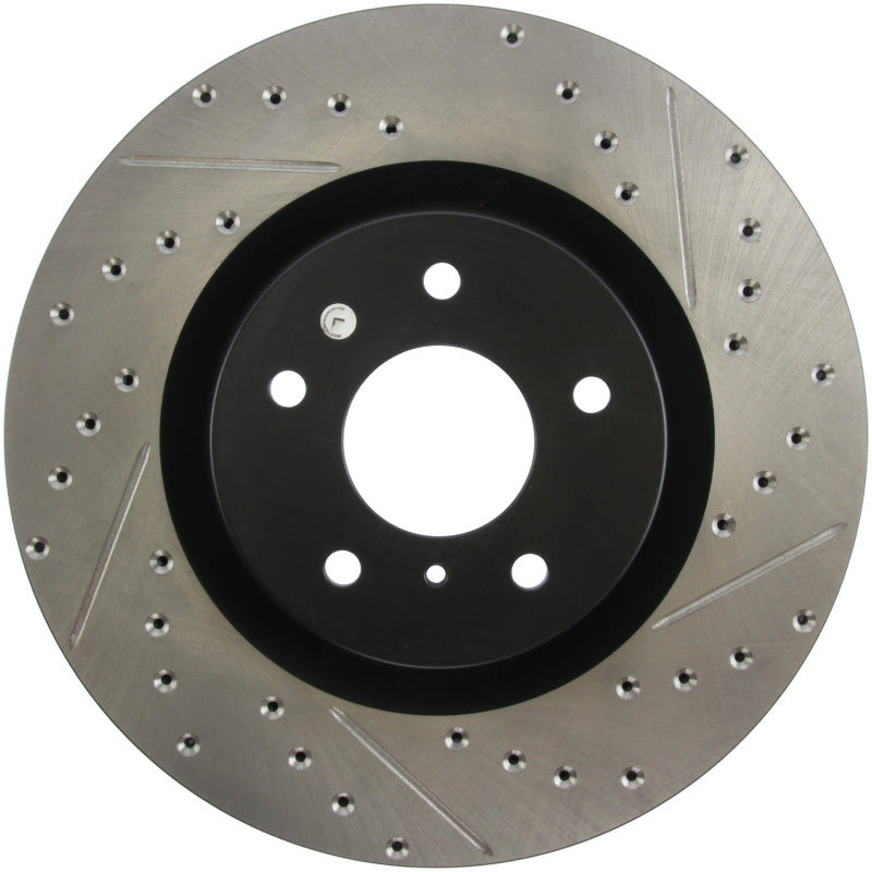 StopTech Slotted & Drilled Sport Brake Rotor-Brake Rotors - Slot & Drilled-Grocery Getter Performance