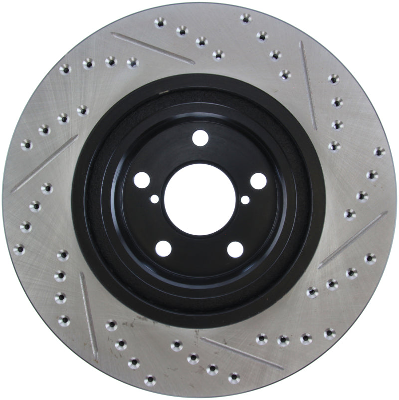 StopTech Slotted & Drilled Sport Brake Rotor-Brake Rotors - Slot & Drilled-Grocery Getter Performance