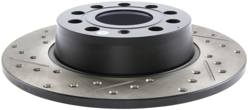 StopTech Slotted & Drilled Sport Brake Rotor-Brake Rotors - Slot & Drilled-Grocery Getter Performance