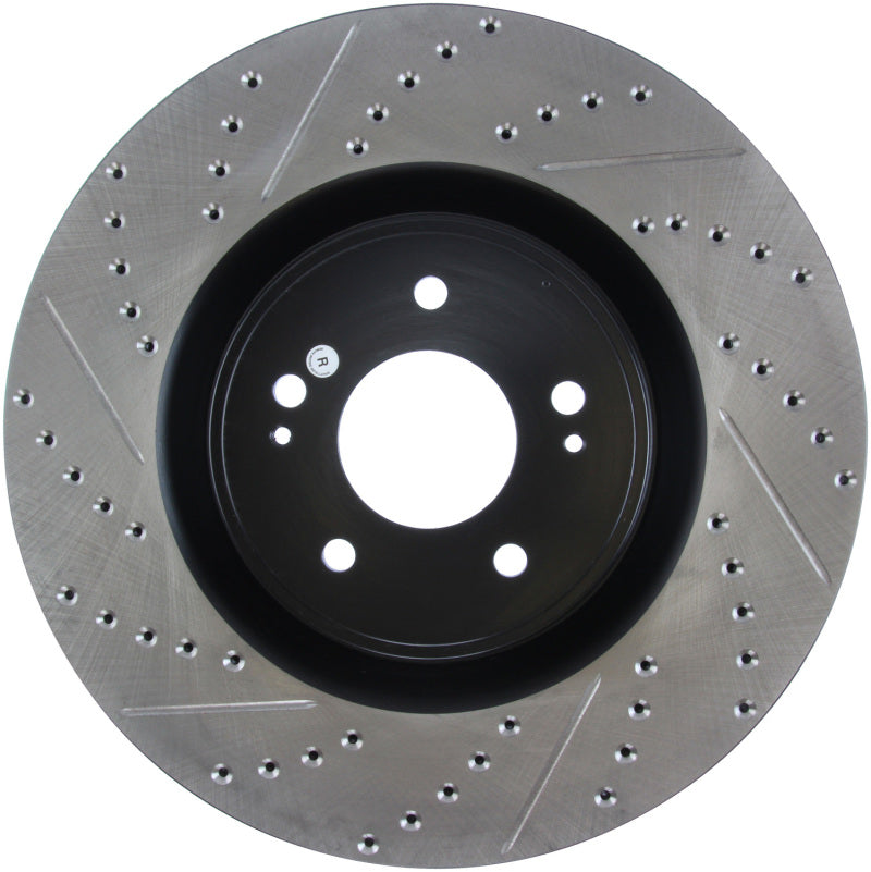 StopTech Slotted & Drilled Sport Brake Rotor-Brake Rotors - Slot & Drilled-Grocery Getter Performance