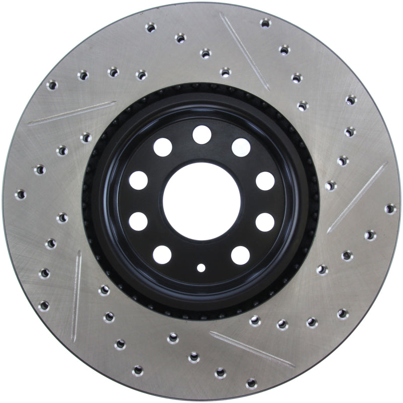StopTech Slotted & Drilled Sport Brake Rotor-Brake Rotors - Slot & Drilled-Grocery Getter Performance