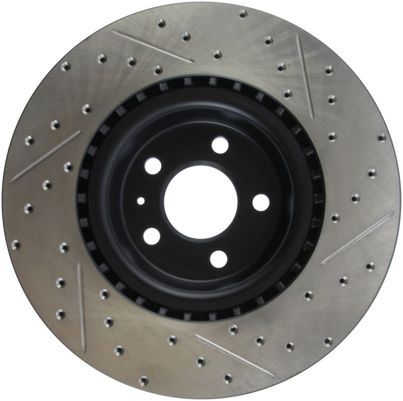 StopTech Slotted & Drilled Sport Brake Rotor-Brake Rotors - Slot & Drilled-Grocery Getter Performance