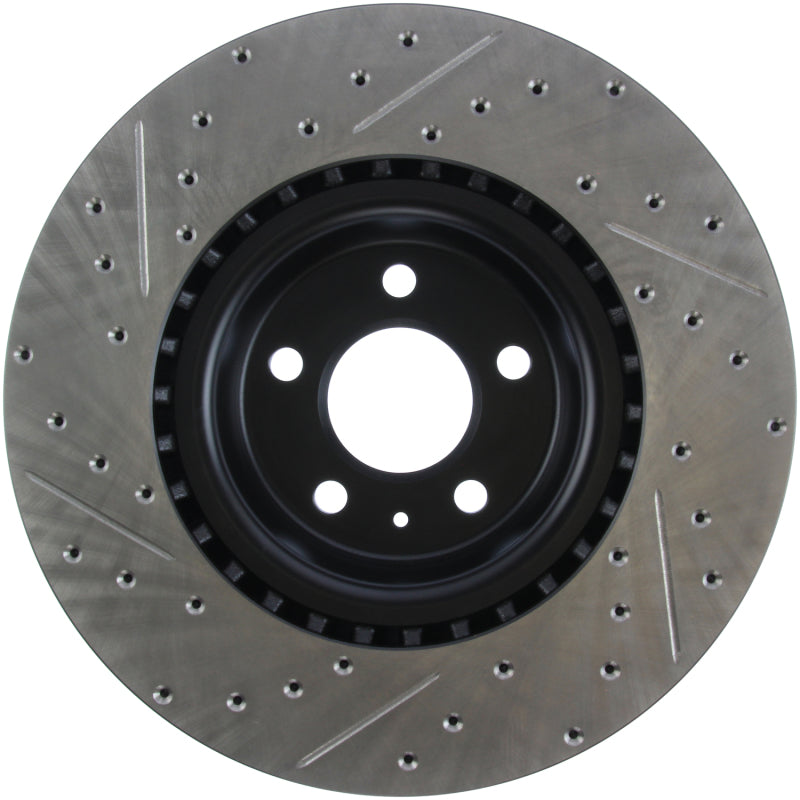 StopTech Slotted & Drilled Sport Brake Rotor-Brake Rotors - Slot & Drilled-Grocery Getter Performance