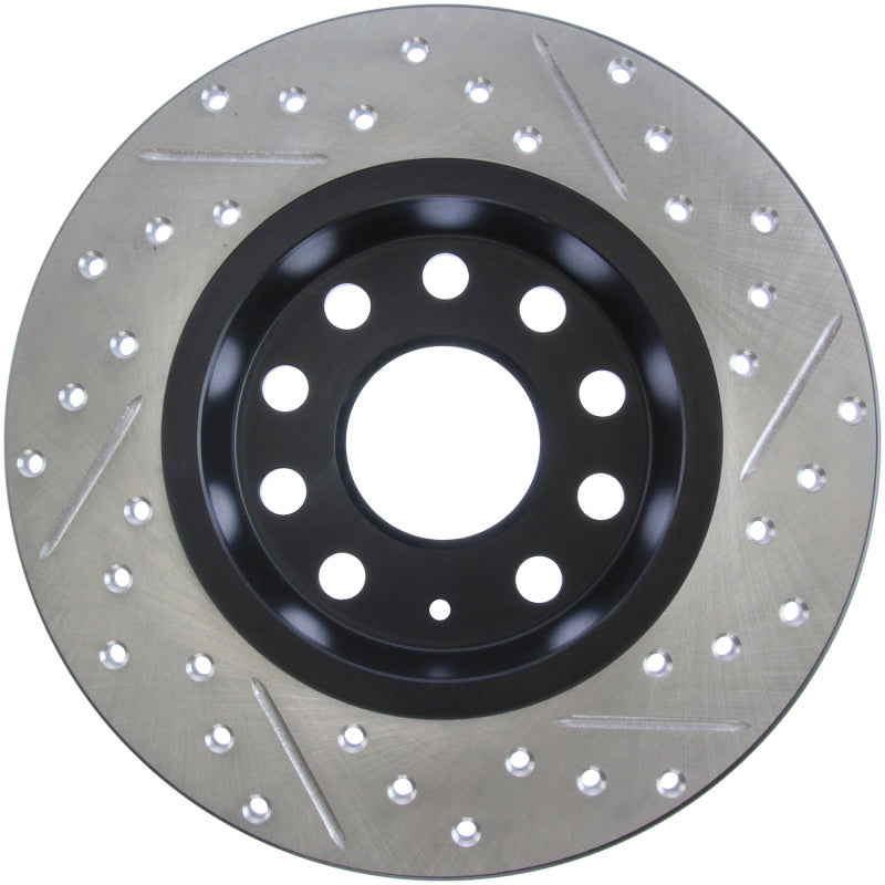 StopTech Slotted & Drilled Sport Brake Rotor-Brake Rotors - Slot & Drilled-Grocery Getter Performance