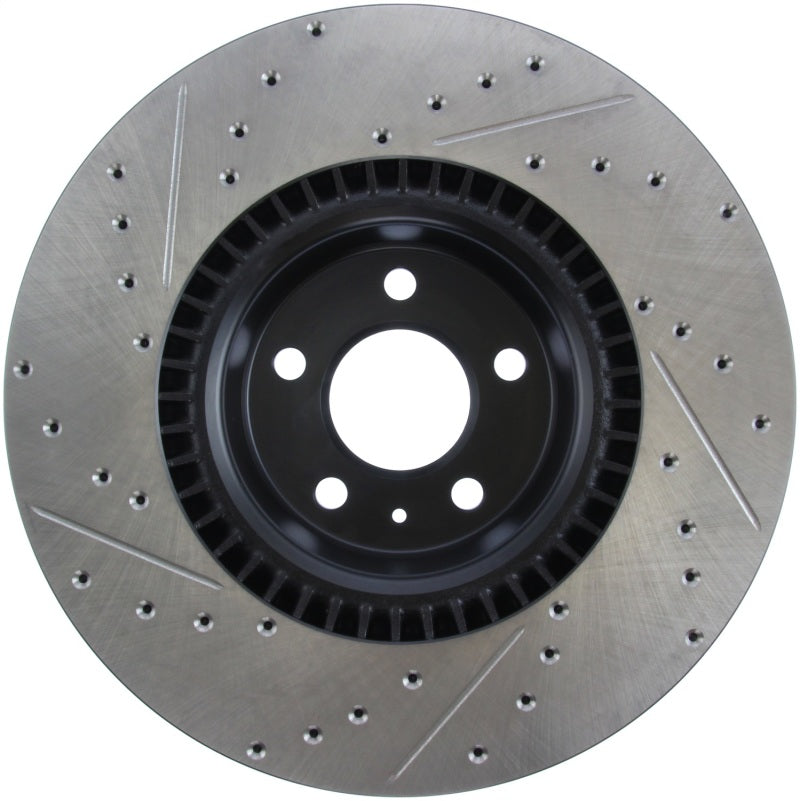 StopTech Slotted & Drilled Sport Brake Rotor-Brake Rotors - Slot & Drilled-Grocery Getter Performance