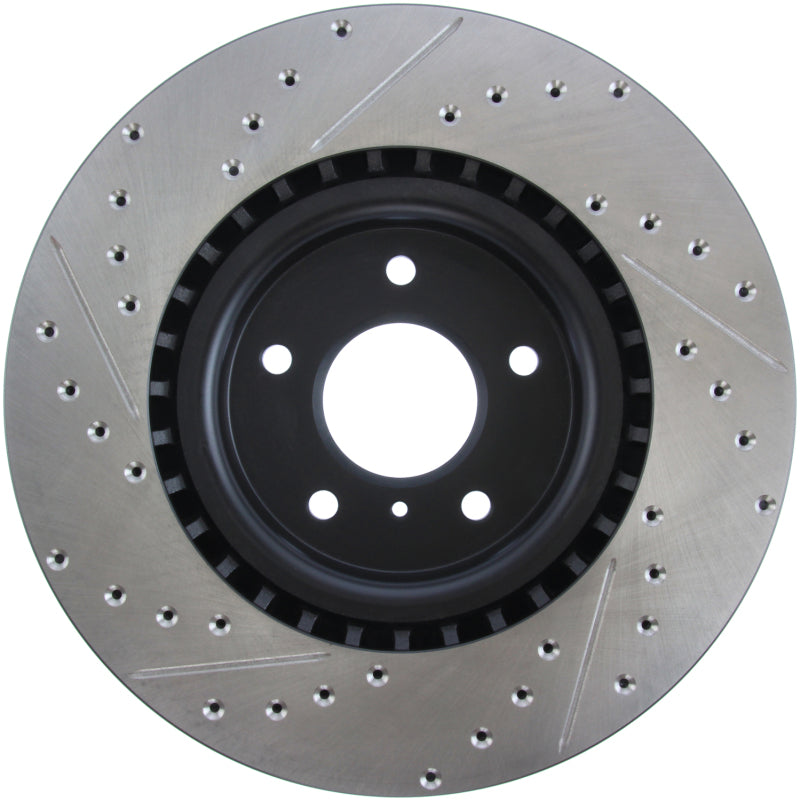 StopTech Slotted & Drilled Sport Brake Rotor-Brake Rotors - Slot & Drilled-Grocery Getter Performance