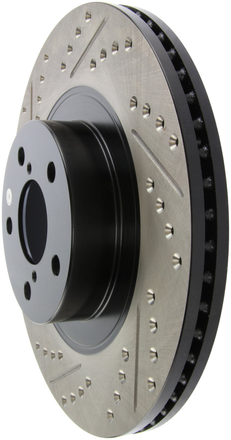 StopTech Slotted & Drilled Sport Brake Rotor-Brake Rotors - Slot & Drilled-Grocery Getter Performance