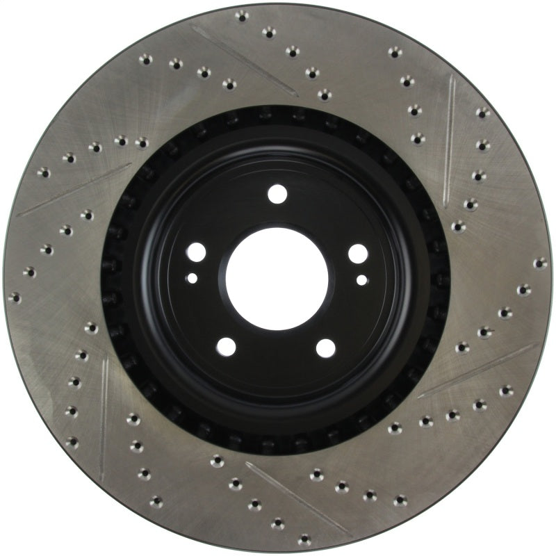 StopTech Slotted & Drilled Sport Brake Rotor-Brake Rotors - Slot & Drilled-Grocery Getter Performance