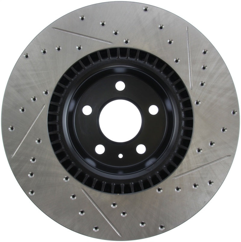 StopTech Slotted & Drilled Sport Brake Rotor-Brake Rotors - Slot & Drilled-Grocery Getter Performance