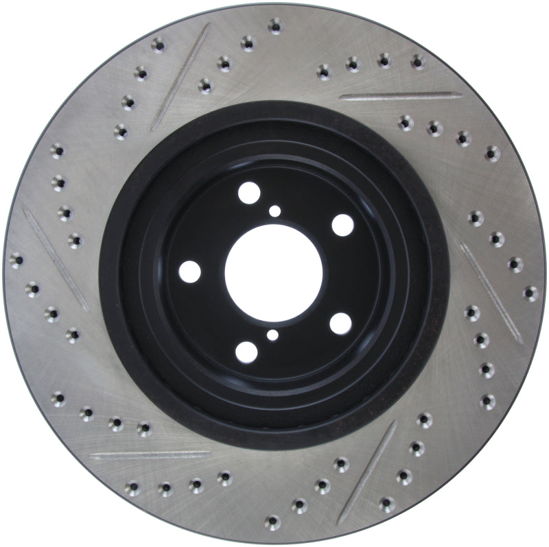 StopTech Slotted & Drilled Sport Brake Rotor-Brake Rotors - Slot & Drilled-Grocery Getter Performance