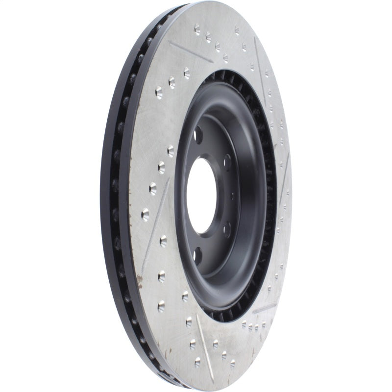 StopTech Slotted & Drilled Sport Brake Rotor-Brake Rotors - Slot & Drilled-Grocery Getter Performance