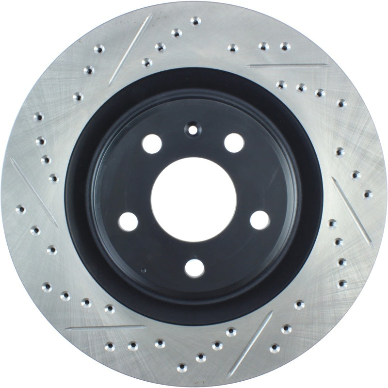 StopTech Slotted & Drilled Sport Brake Rotor-Brake Rotors - Slot & Drilled-Grocery Getter Performance