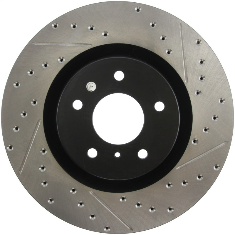 StopTech Slotted & Drilled Sport Brake Rotor-Brake Rotors - Slot & Drilled-Grocery Getter Performance