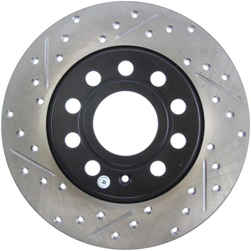 StopTech Slotted & Drilled Sport Brake Rotor-Brake Rotors - Slot & Drilled-Grocery Getter Performance