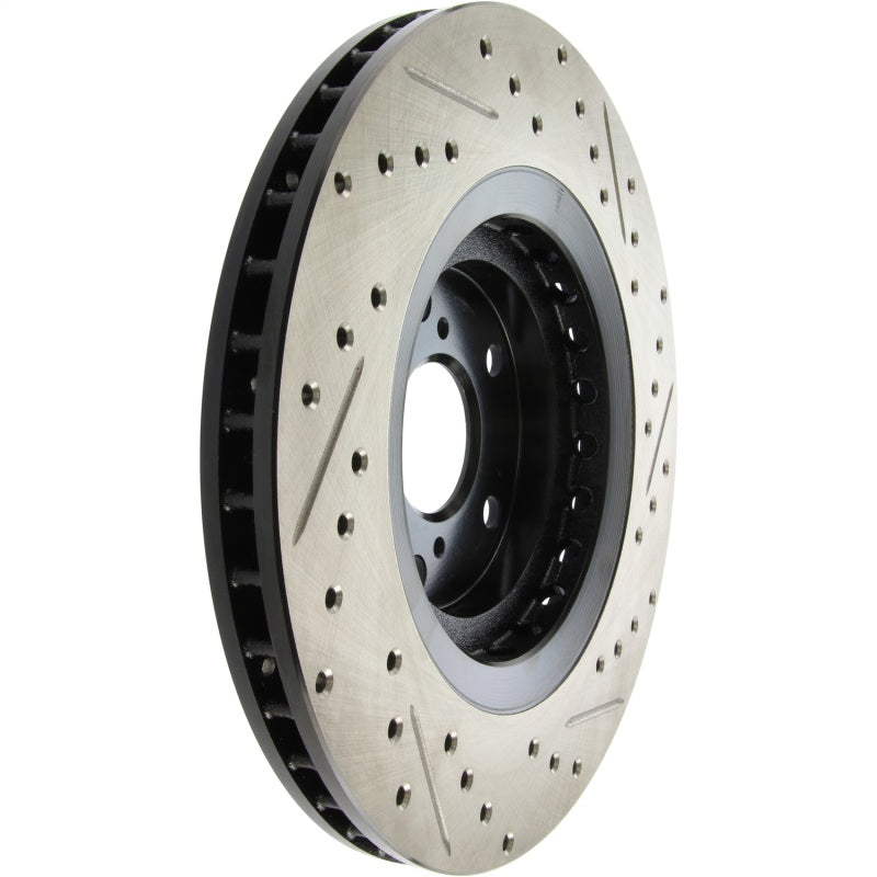 StopTech Sport Drilled & Slotted Rotor - Front Right-Brake Rotors - Slot & Drilled-Grocery Getter Performance