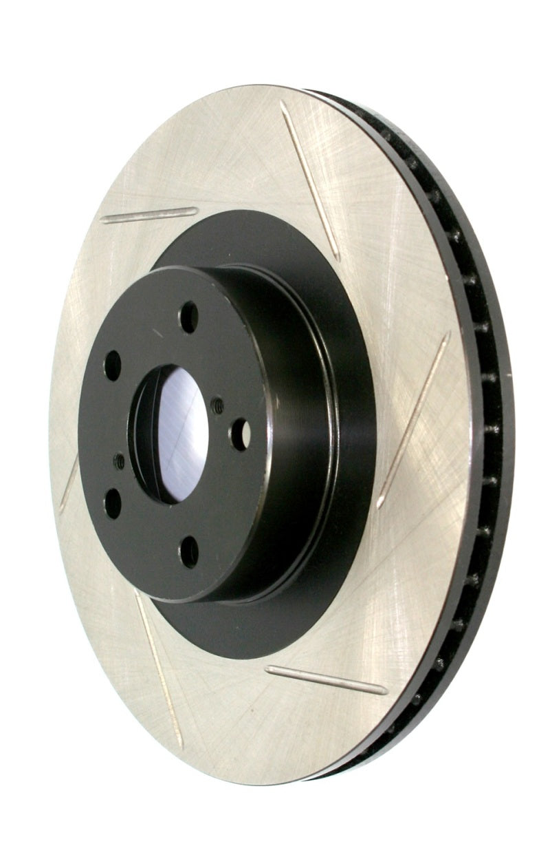 StopTech Sport Slotted (CRYO) 17-18 Honda Civic SI / Acura ILX Front Left Rotor-Brake Rotors - Slotted-Grocery Getter Performance