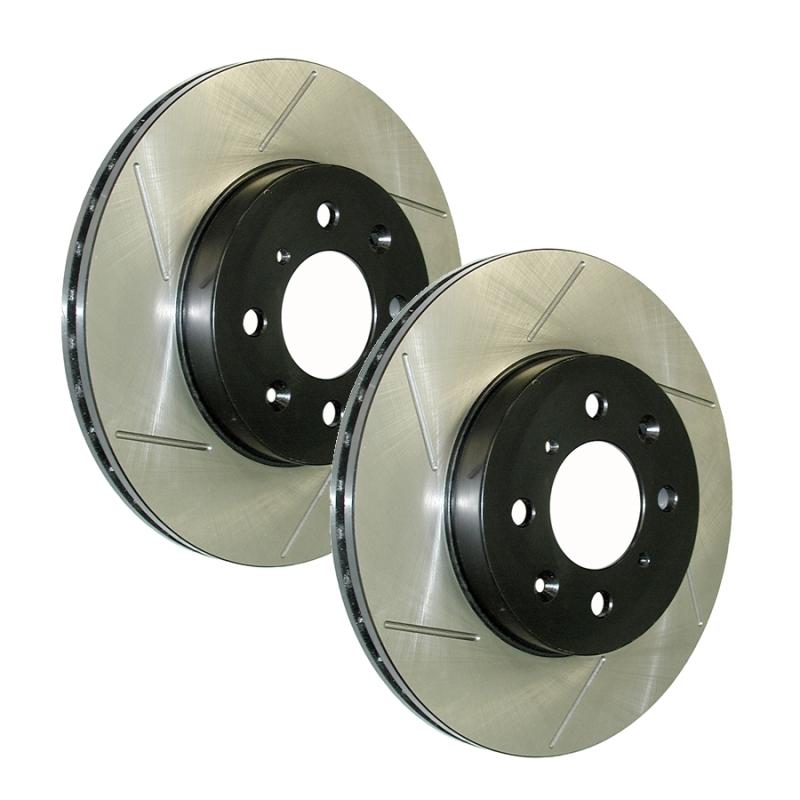 StopTech Sport Slotted Rotor - Front Right-Brake Rotors - Slotted-Grocery Getter Performance