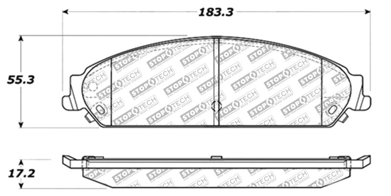 StopTech Street Select Brake Pads - Front/Rear-Brake Pads - OE-Grocery Getter Performance