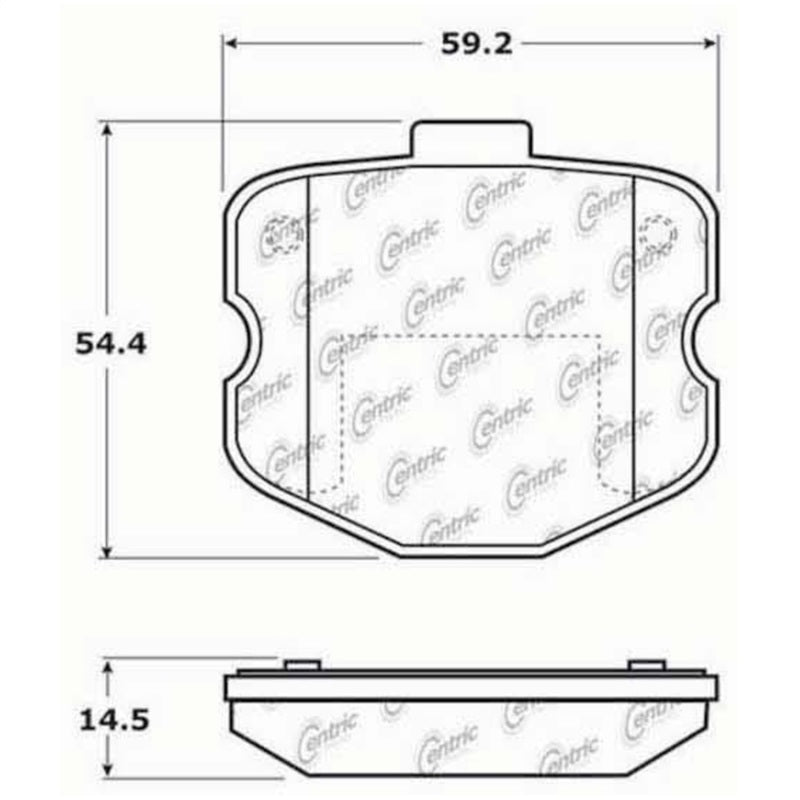 StopTech Street Touring 06-09 Chevrolet Corvette Z06 Front Brake Pads-Brake Pads - OE-Grocery Getter Performance