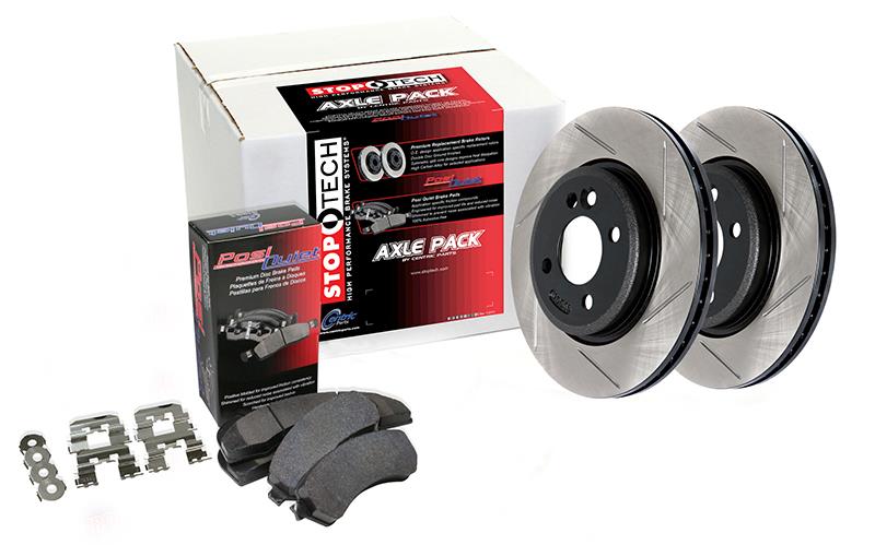 Street Axle Pack Drilled & Slotted, Rear-Brake Rotors - Slot & Drilled-Grocery Getter Performance