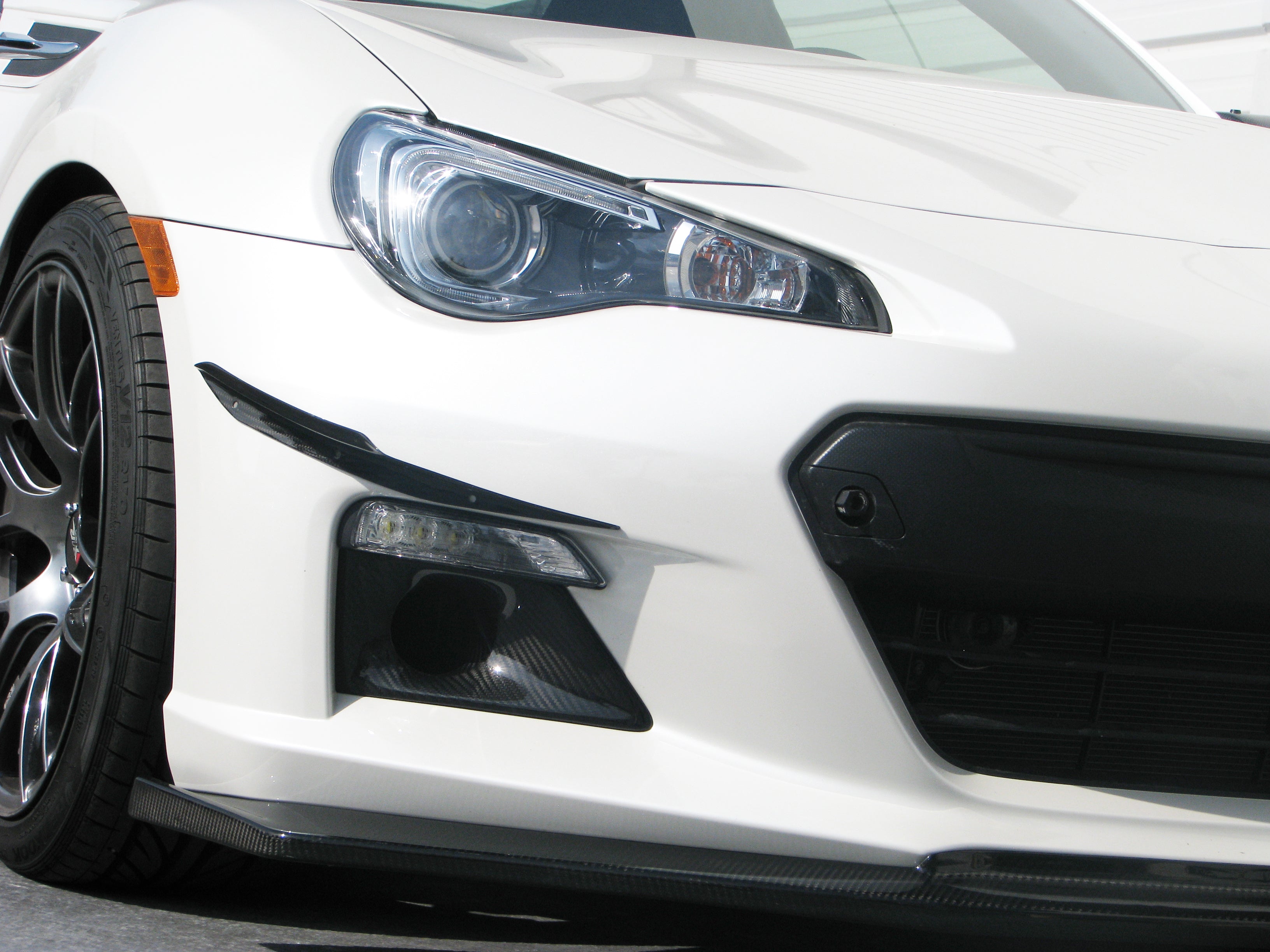 Subaru BRZ Carbon Fiber Canard Set 2013-2016-Front Bumper Canards-Grocery Getter Performance