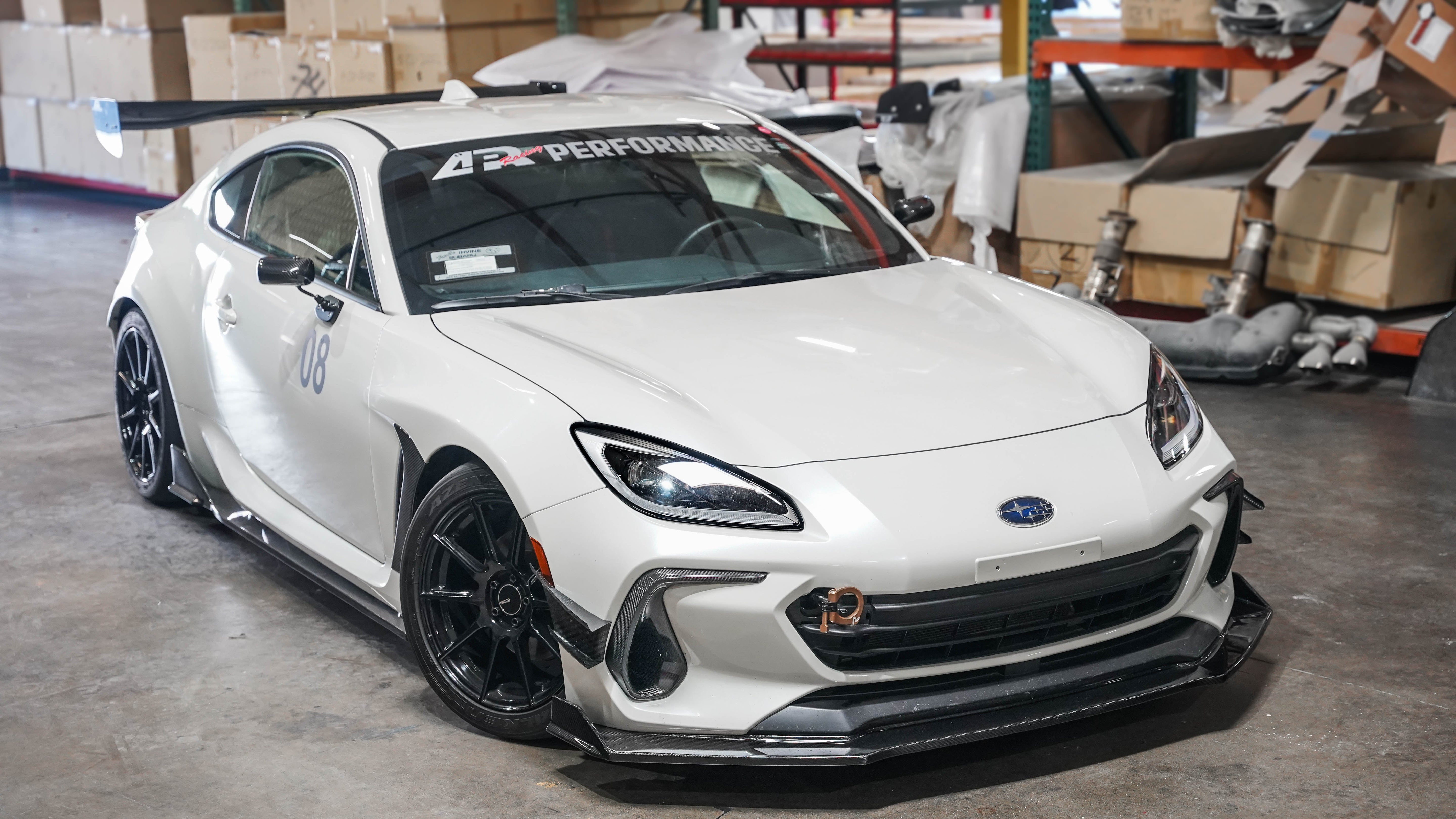 Subaru BRZ Carbon Fiber Front Bumper Canard Set 2022+-Front Bumper Canards-Grocery Getter Performance