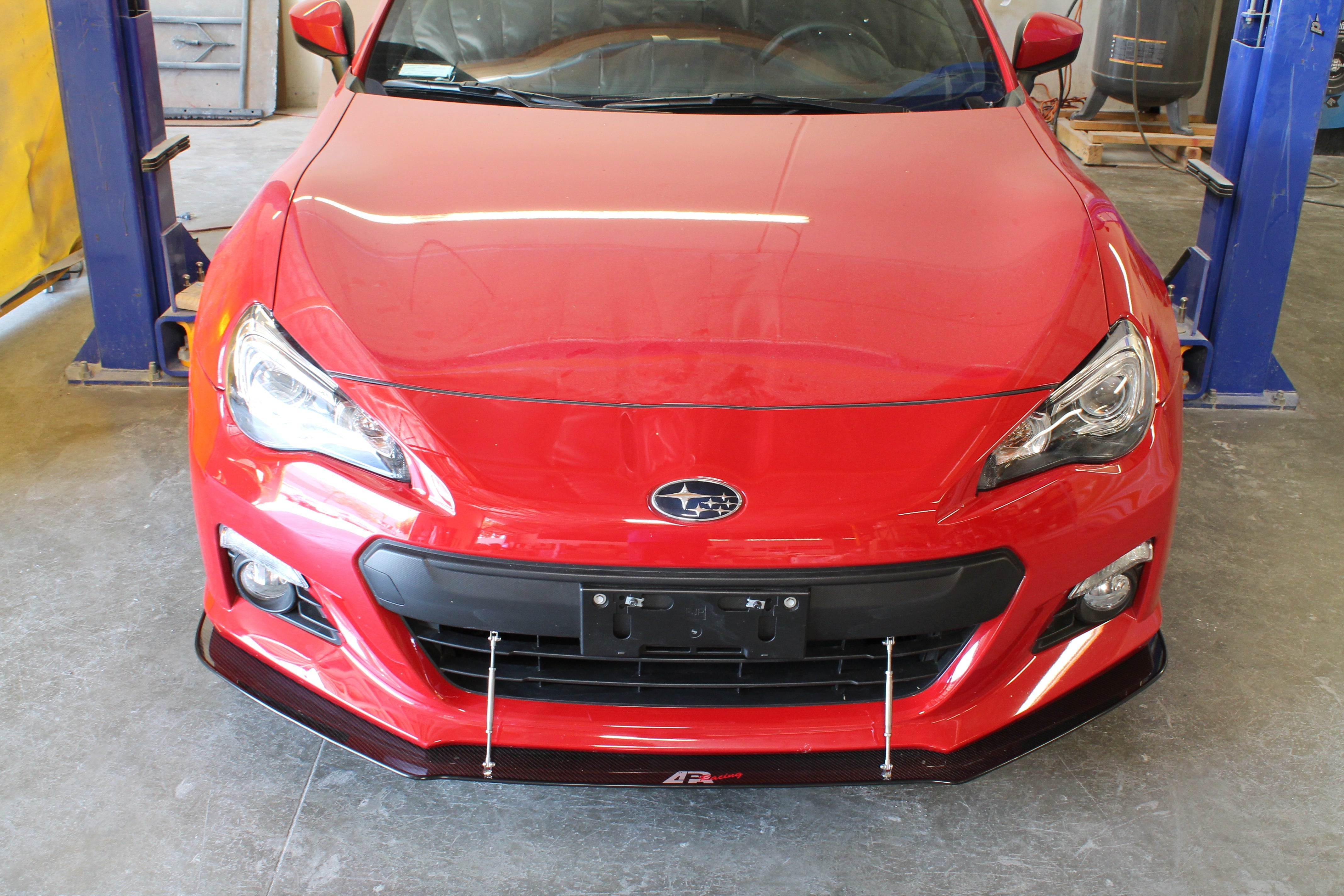 Subaru BRZ Carbon Fiber Wind Splitter w/ Rods 2013-2016-Front Wind Splitter-Grocery Getter Performance